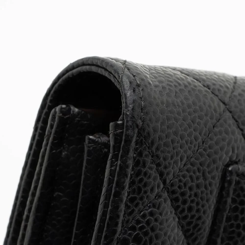 Chanel Caviar Leather Classic Long Wallet